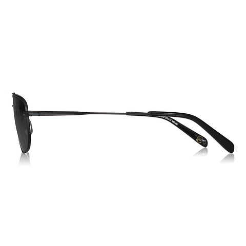 OWNDAYS | SUN Black Full Rim Polygon left side