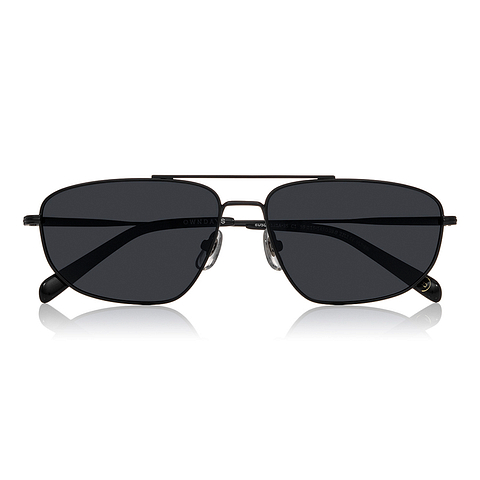 OWNDAYS | SUN Black Full Rim Polygon right side