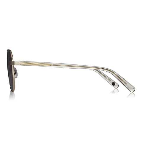 OWNDAYS | SUN Gold Full Rim Polygon left side