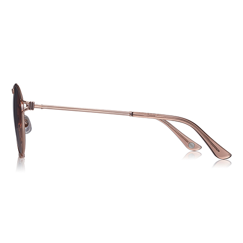 OWNDAYS | SUN Gold Full Rim Oval left side