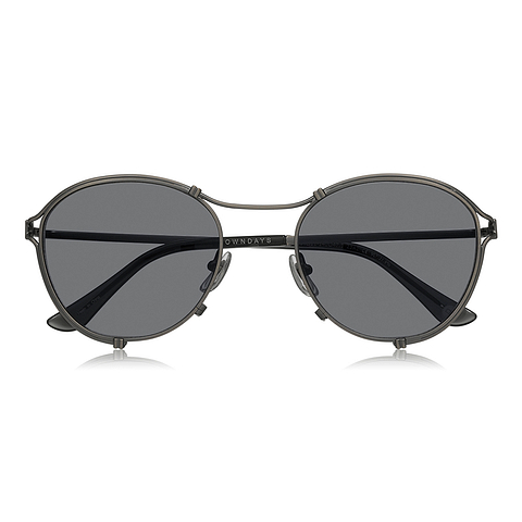 OWNDAYS | SUN Mid Gunmetal Full Rim Oval right side