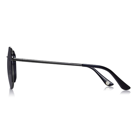 OWNDAYS | SUN Mid Gunmetal Full Rim Rectangle left side