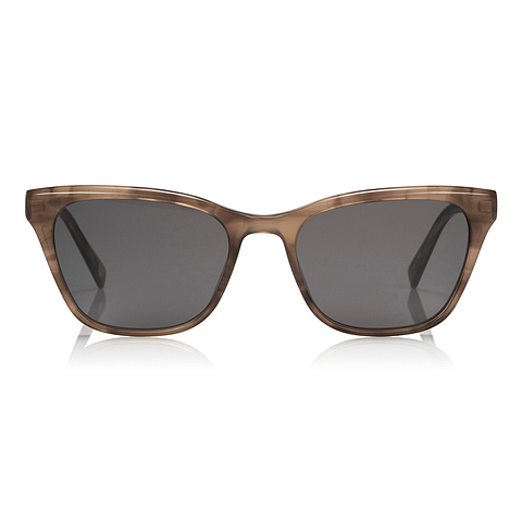 OWNDAYS | SUN Light Brown Full Rim Boston left side