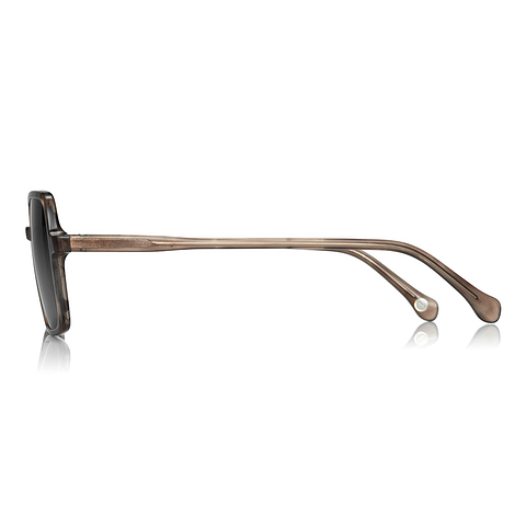 OWNDAYS | SUN Clear Brown Full Rim Wellington left side