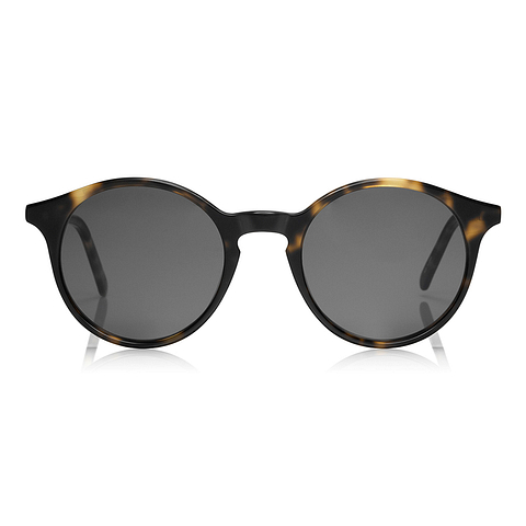 OWNDAYS | SUN Light Brown Full Rim Round left side