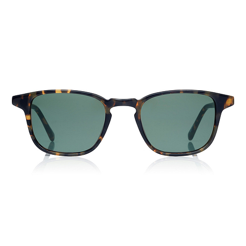 OWNDAYS | SUN Brown Demi Full Rim Wellington left side