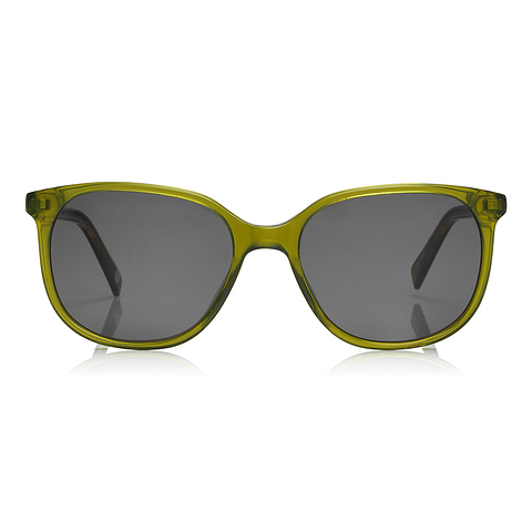 OWNDAYS | SUN Clear Green Full Rim Boston left side