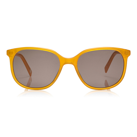 OWNDAYS | SUN Clear Yellow Full Rim Boston left side