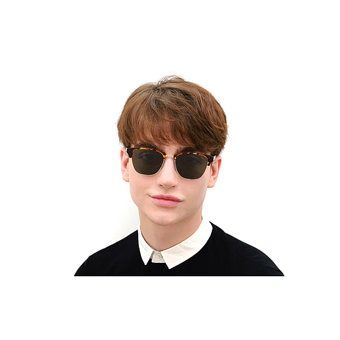 OWNDAYS | SUN Light Brown Full Rim Rectangle left side