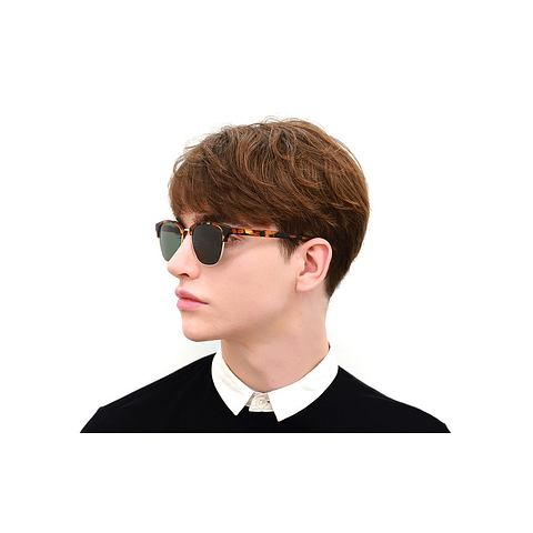 OWNDAYS | SUN Light Brown Full Rim Rectangle right side