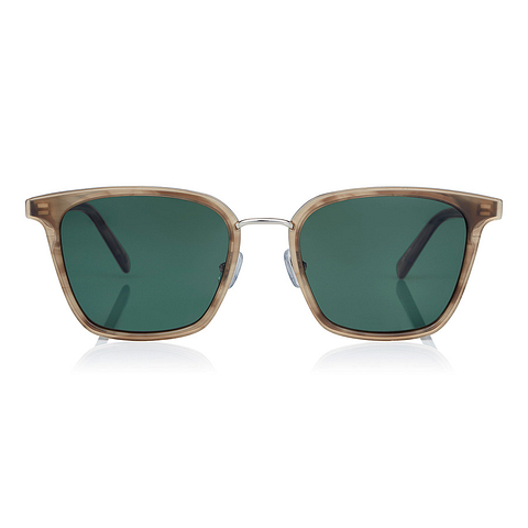 OWNDAYS | SUN Light Brown Full Rim Rectangle left side