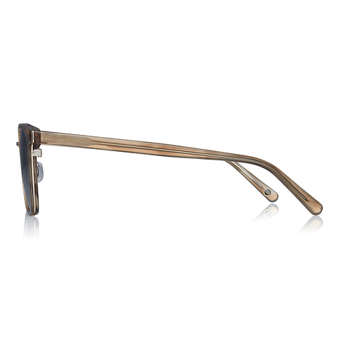 OWNDAYS | SUN Light Brown Full Rim Rectangle left side