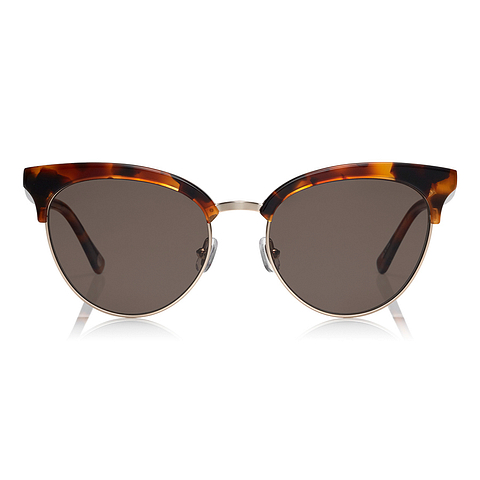 OWNDAYS | SUN Brown Demi Full Rim Wellington left side