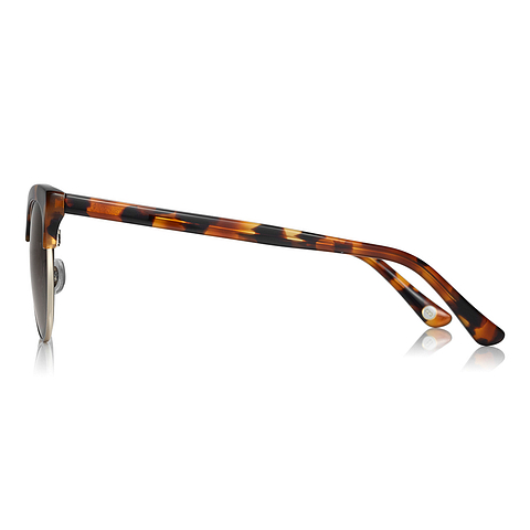 OWNDAYS | SUN Brown Demi Full Rim Wellington left side