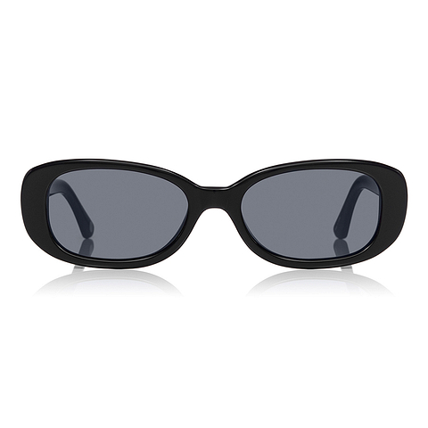 OWNDAYS | SUN Black Full Rim Oval left side