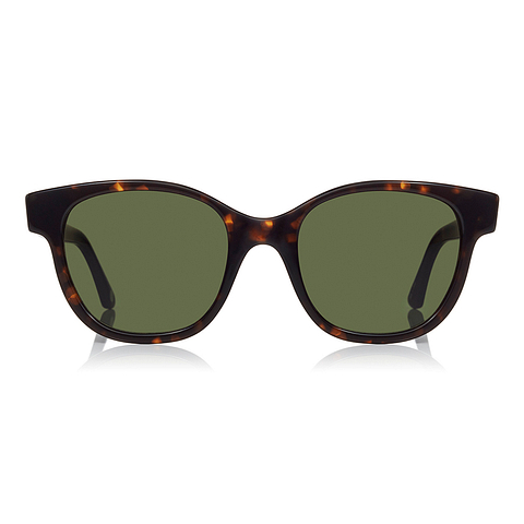 OWNDAYS | SUN Light Brown Full Rim Wellington left side