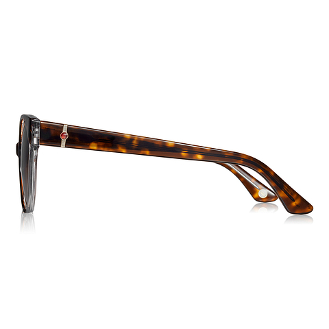 OWNDAYS | SUN Brown Demi Full Rim Fox left side