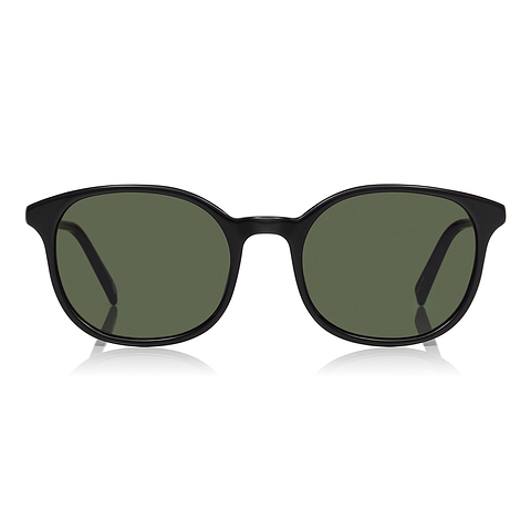 OWNDAYS | SUN Black Full Rim Wellington left side