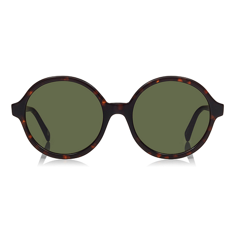 OWNDAYS | SUN Light Brown Full Rim Round left side