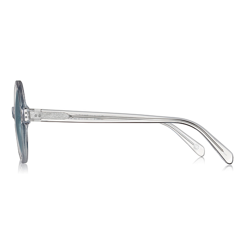 OWNDAYS | SUN Crystal Transparent Full Rim Round left side