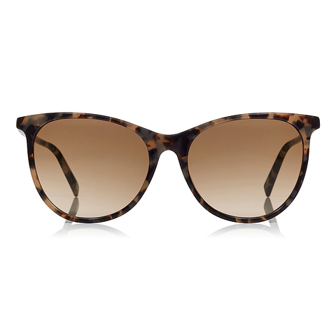 OWNDAYS | SUN White Demi Full Rim Fox left side