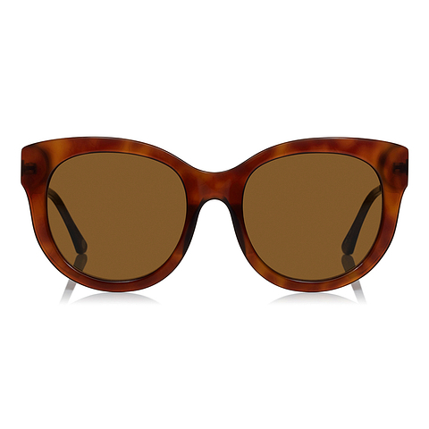 OWNDAYS | SUN Light Brown Full Rim Fox left side