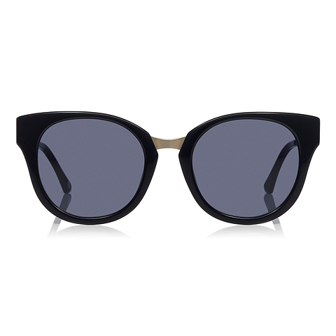 OWNDAYS | SUN Black Full Rim Fox left side