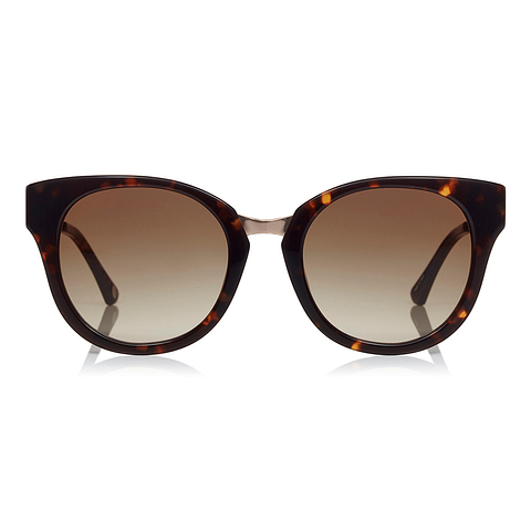 OWNDAYS | SUN Light Brown Full Rim Fox left side