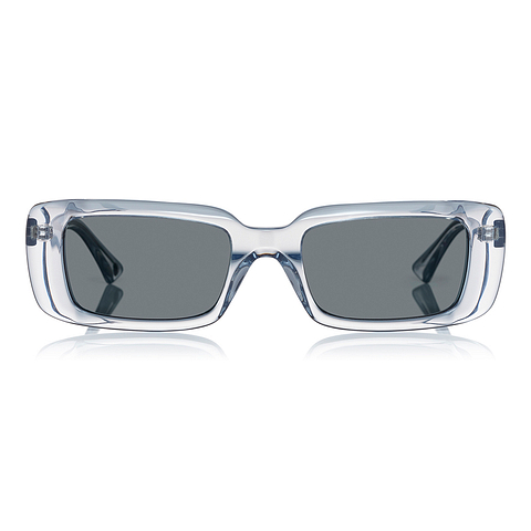 OWNDAYS | SUN Sky Blue Full Rim Rectangle left side