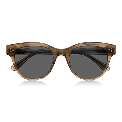 OWNDAYS | SUN Light Brown Full Rim Fox right side