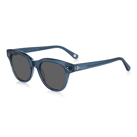 OWNDAYS | SUN Navy Blue Full Rim Fox right side