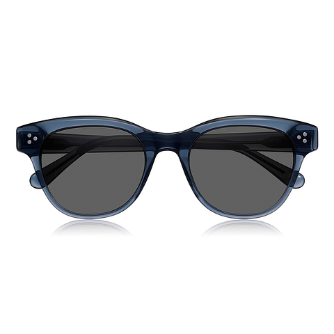 OWNDAYS | SUN Navy Blue Full Rim Fox right side