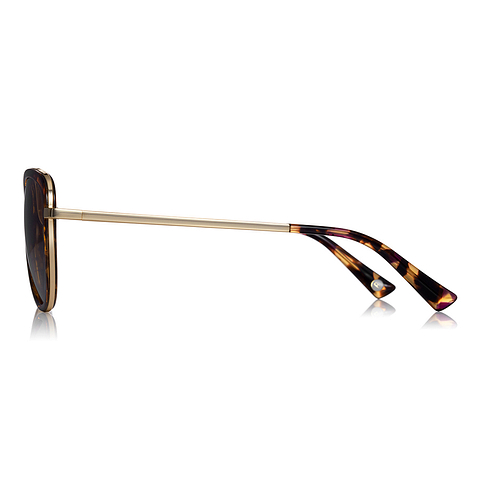 OWNDAYS | SUN Light Brown Full Rim Fox right side