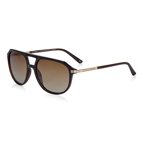 OWNDAYS | SUN Brown Full Rim Teardrop right side