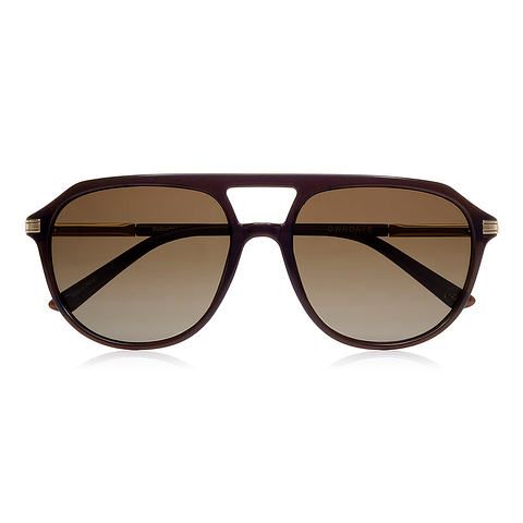 OWNDAYS | SUN Brown Full Rim Teardrop right side