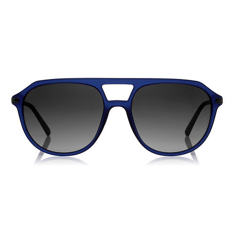 OWNDAYS | SUN Blue Full Rim Teardrop left side