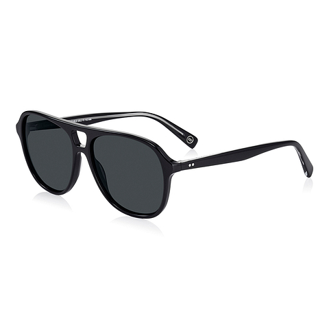 OWNDAYS | SUN Black Full Rim Teardrop right side