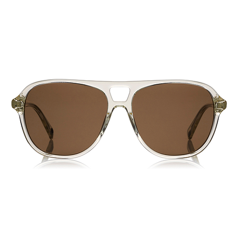 OWNDAYS | SUN Yellow Full Rim Teardrop left side