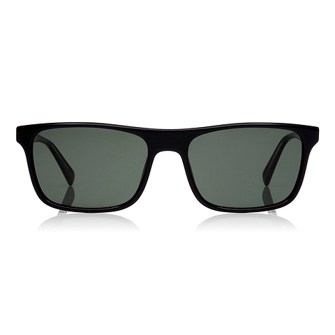 OWNDAYS | SUN Black Full Rim Rectangle left side