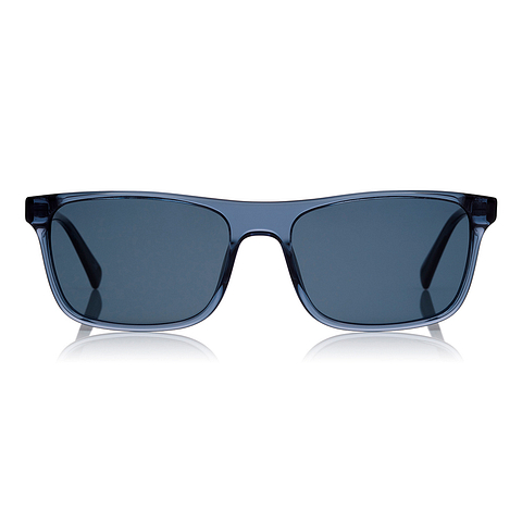 OWNDAYS | SUN Navy Blue Full Rim Rectangle left side