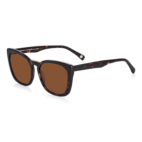 OWNDAYS | SUN Light Brown Full Rim Rectangle right side