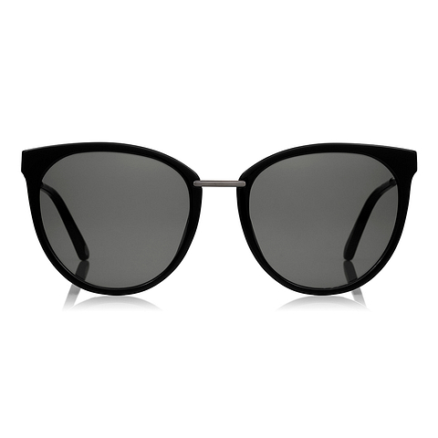 OWNDAYS | SUN Black Full Rim Fox left side