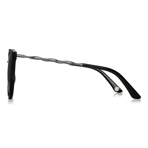 OWNDAYS | SUN Black Full Rim Fox left side