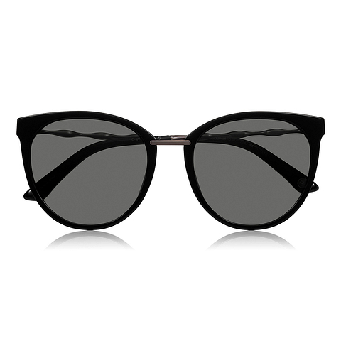 OWNDAYS | SUN Black Full Rim Fox right side