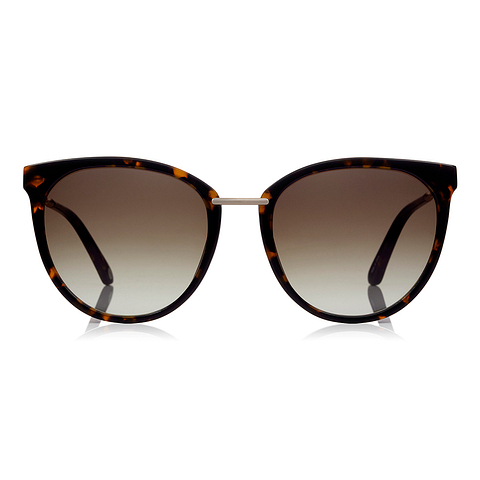 OWNDAYS | SUN Light Brown Full Rim Fox left side