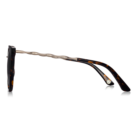 OWNDAYS | SUN Light Brown Full Rim Fox left side