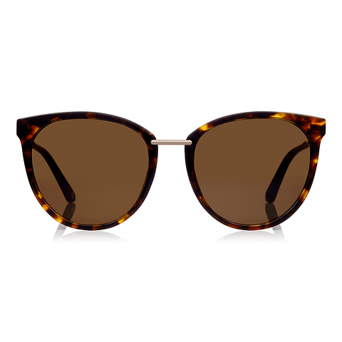 OWNDAYS | SUN Light Brown Full Rim Fox left side