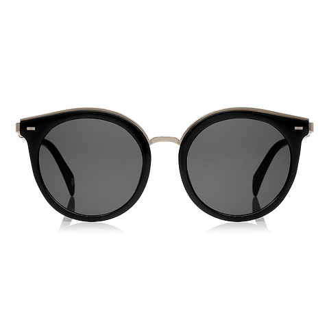 OWNDAYS | SUN Black Full Rim Round left side