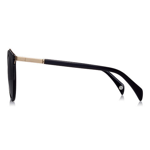 OWNDAYS | SUN Black Full Rim Round left side
