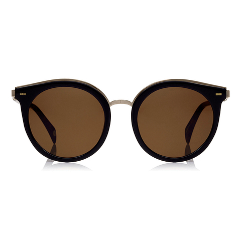 OWNDAYS | SUN Black Full Rim Round left side